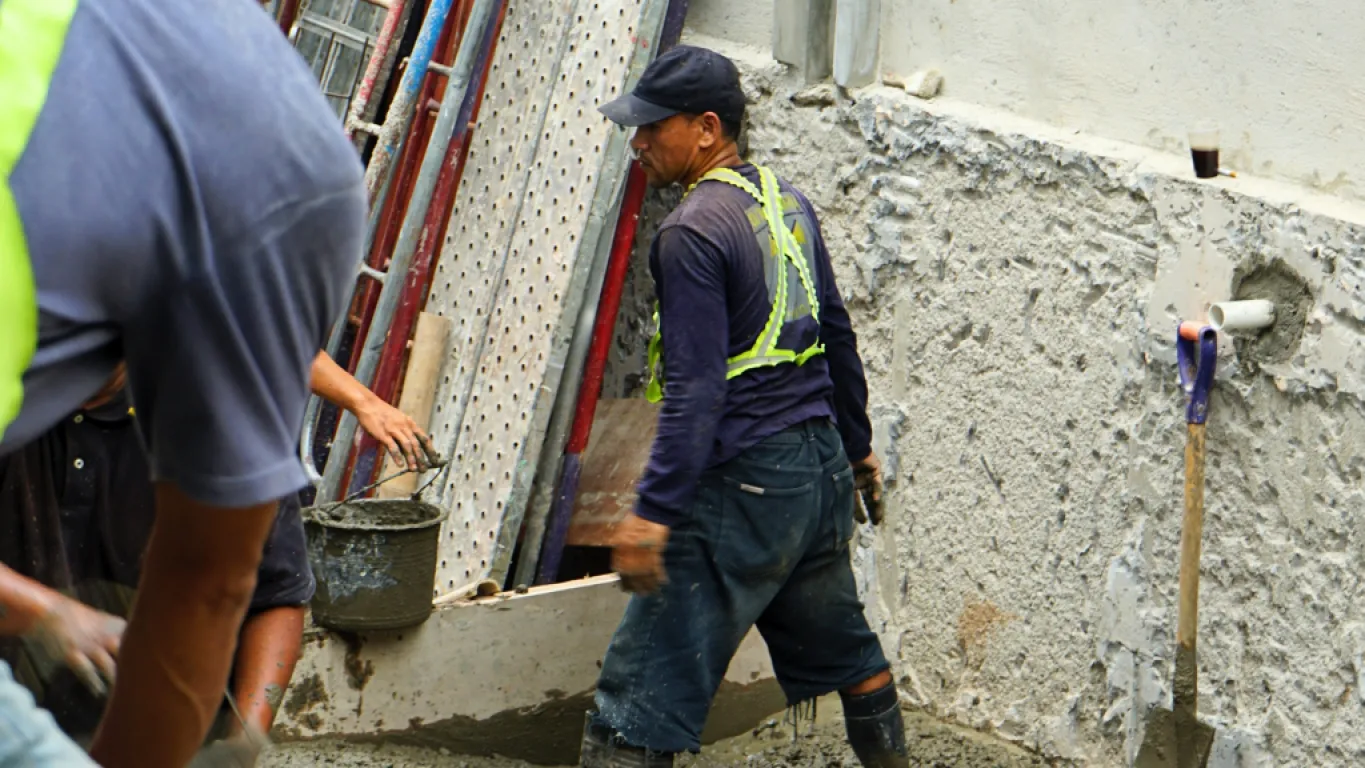 Construction staff